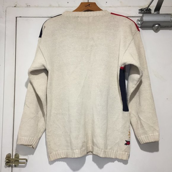 VINTAGE PETITE SOPHISTICATE EMBROIDERED SWEATERS SIZE 8P - Picture 5 of 7